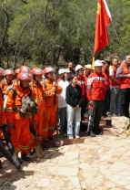 石井镇杨林书院开展消防应急演练