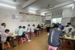 西福村举办“暑期学习提升计划”自习辅导活动