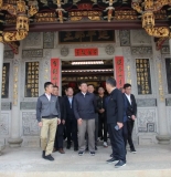 商务部原部长、海协会原会长到海峡两岸交流基地调研