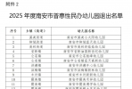 公示！【石井】这6所幼儿园拟认定！