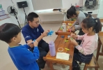 院前村：开展“大手拉小手，社团伴成长”雪花剪纸手工课